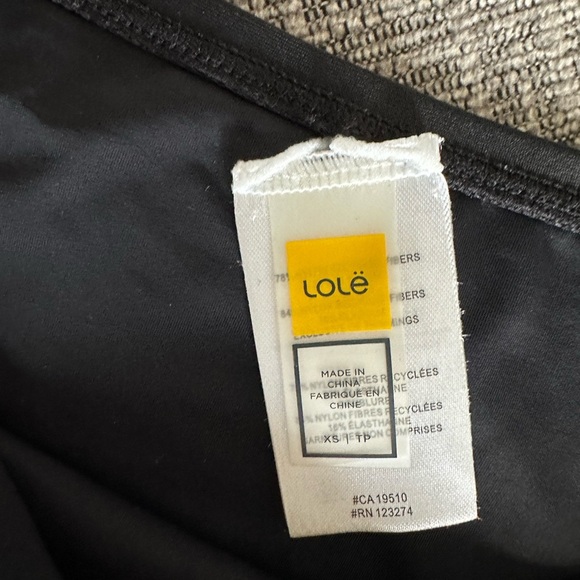 Lole Black High-Waisted Bikini Bottom - Picture 3 of 5